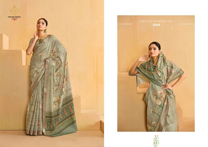 Alice By Shubh Shree Tusser Silk Designer Sarees Wholesalers In Delhi